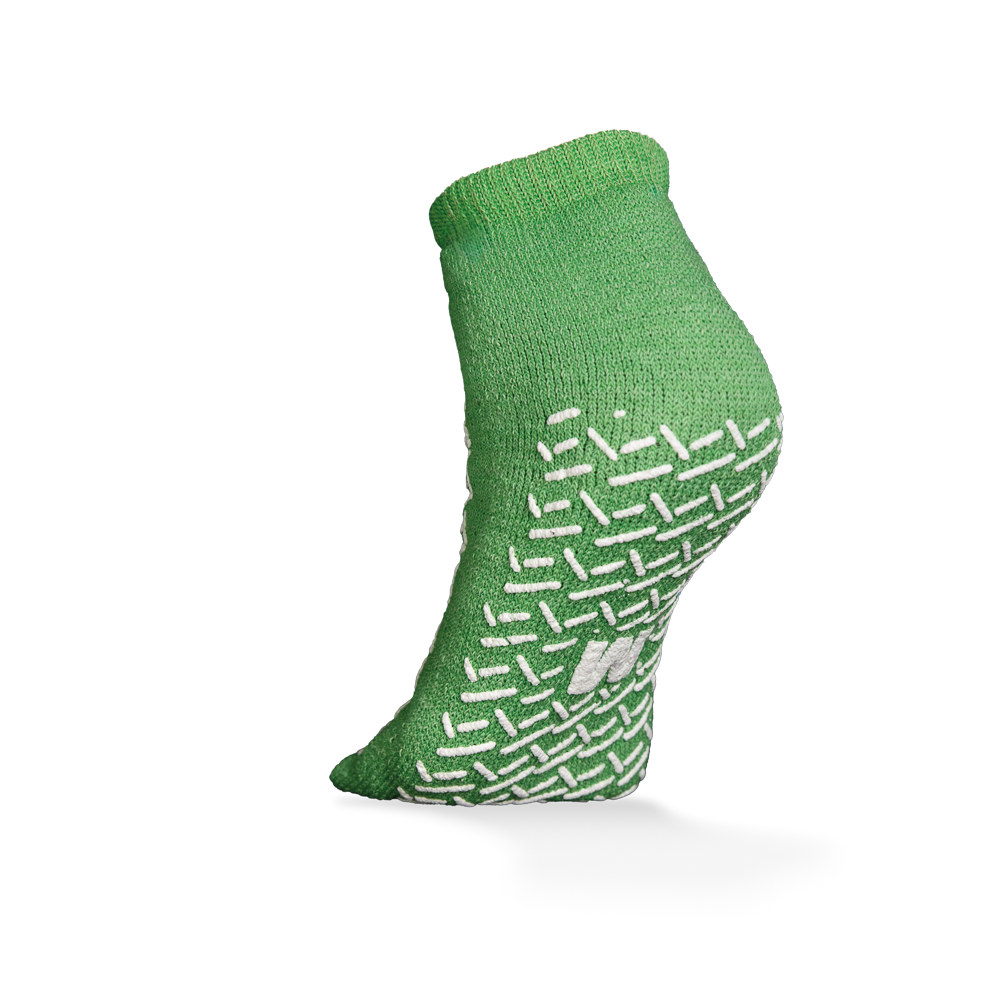 ECO-PLUS Antirutsch-Socken, Größe M, grün