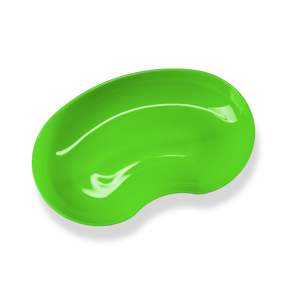 Kunststoff Nierenschale, Farbe lime, hellgrün, 24 cm, 600 ml, Med-Comfort: Nierenschale als Instrumentenablage und Auffangbehälter kaufen.