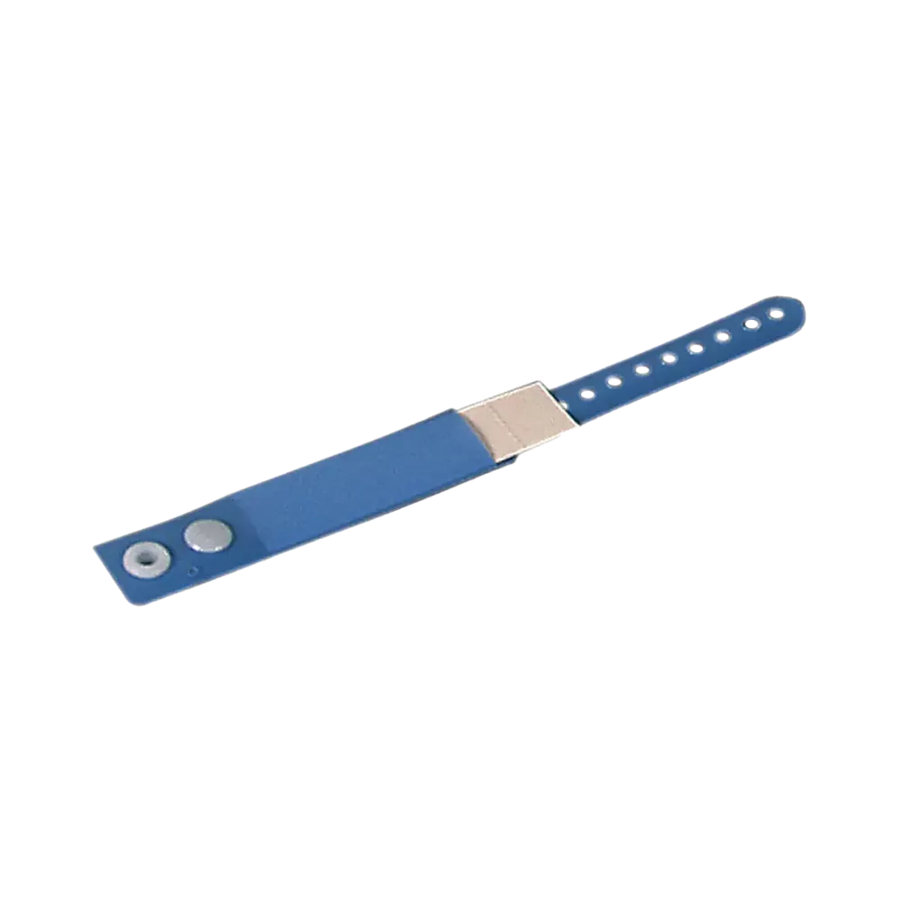 PVC Kinder Patientenarmband, Farbe blau, 162 x 18 mm: beschriftbares Namensarmband aus latexfreiem Kunststoff für die kleinen Patienten als Stationsbedarf kaufen.