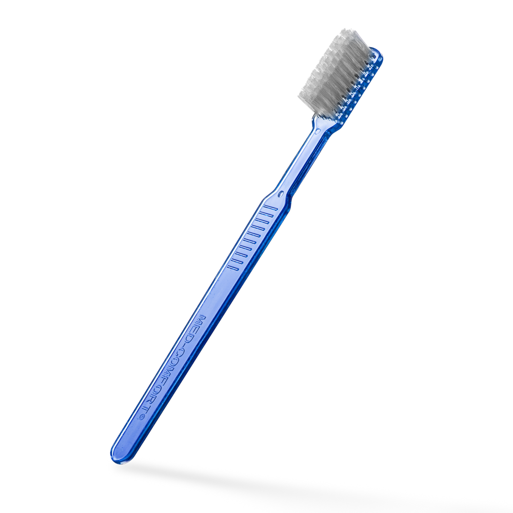 Dental PS Einmalzahnbürste mit Zahnpasta, Farbe blau, 15 x 2,6 cm, Med-Comfort: Polystyrol Einwegzahnbürste für Reisen und den Gebrauch vor zahnärtzlichen Behandlungen als Dentalbedarf kaufen.