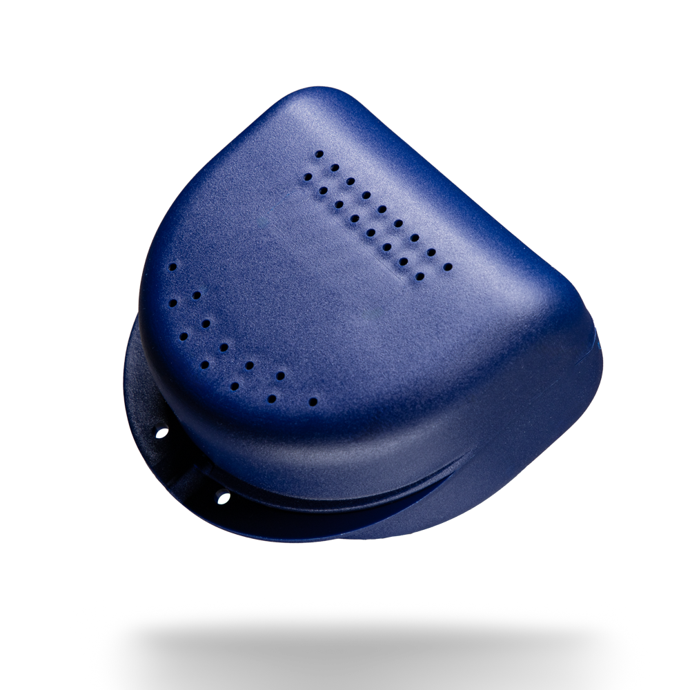 PP Dental Zahnspangenbox für Erwachsene, 80x80x45 cm, dunkelblau, blau, Polypropylen: stabile und robuste Zahnspangenbox zur Aufbewahrung von Zahnspangen kaufen.