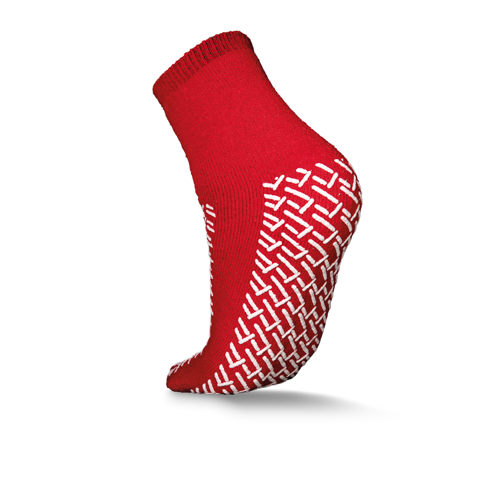 ECO-PLUS Antirutsch-Socken, Größe Universal, rot