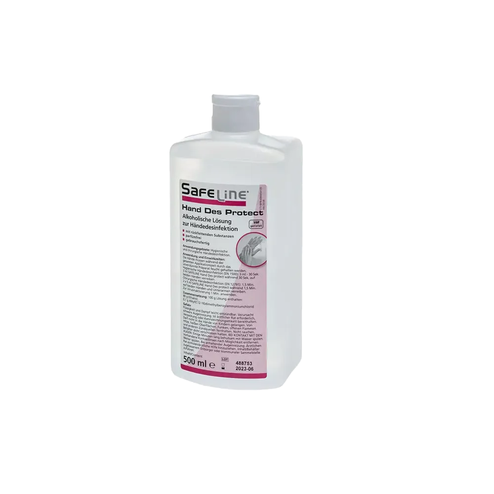 Händedesinfektion, 500 ml, Safeline Hand Des Protect