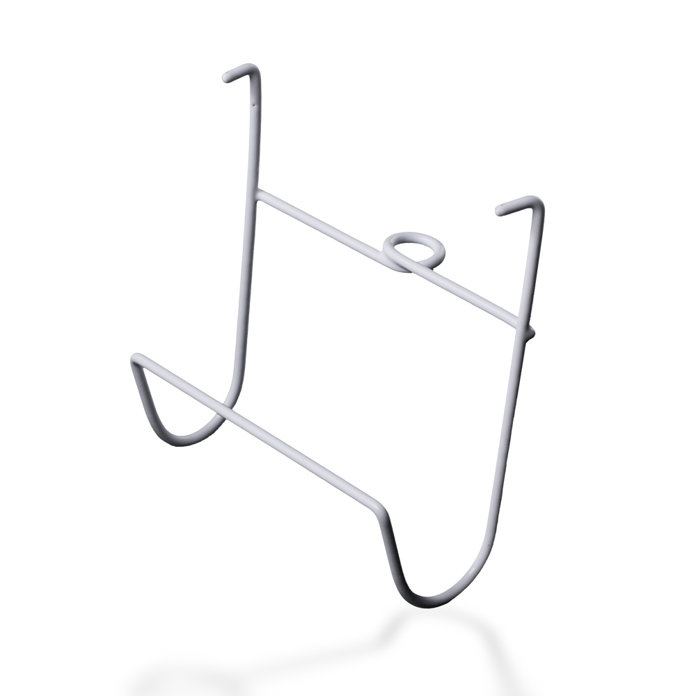 Urinbeutelhalterung, Durchmesser 4,2 mm, weiß, Top-Comfort
