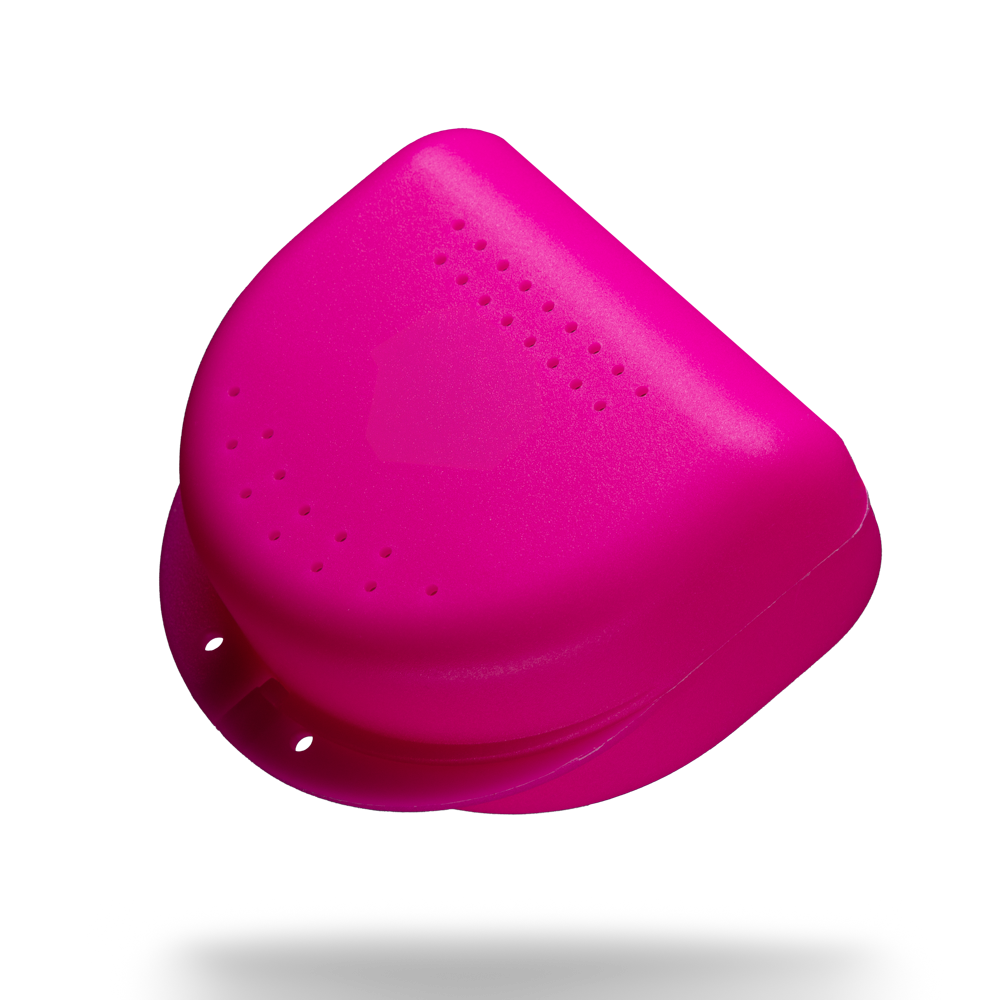 PP Dental Zahnspangenbox für Erwachsene, 80x80x45 cm, pink, Polypropylen: stabile und robuste Zahnspangenbox zur Aufbewahrung von Zahnspangen kaufen.