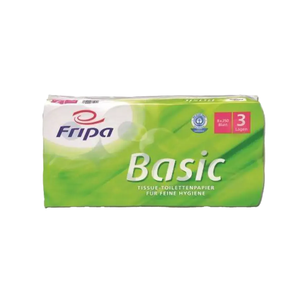 Toilettenpapier, 3-lagig, 48 Rollen, Basic: 3-lagiges Toilettenpapier als Großpackung kaufen.