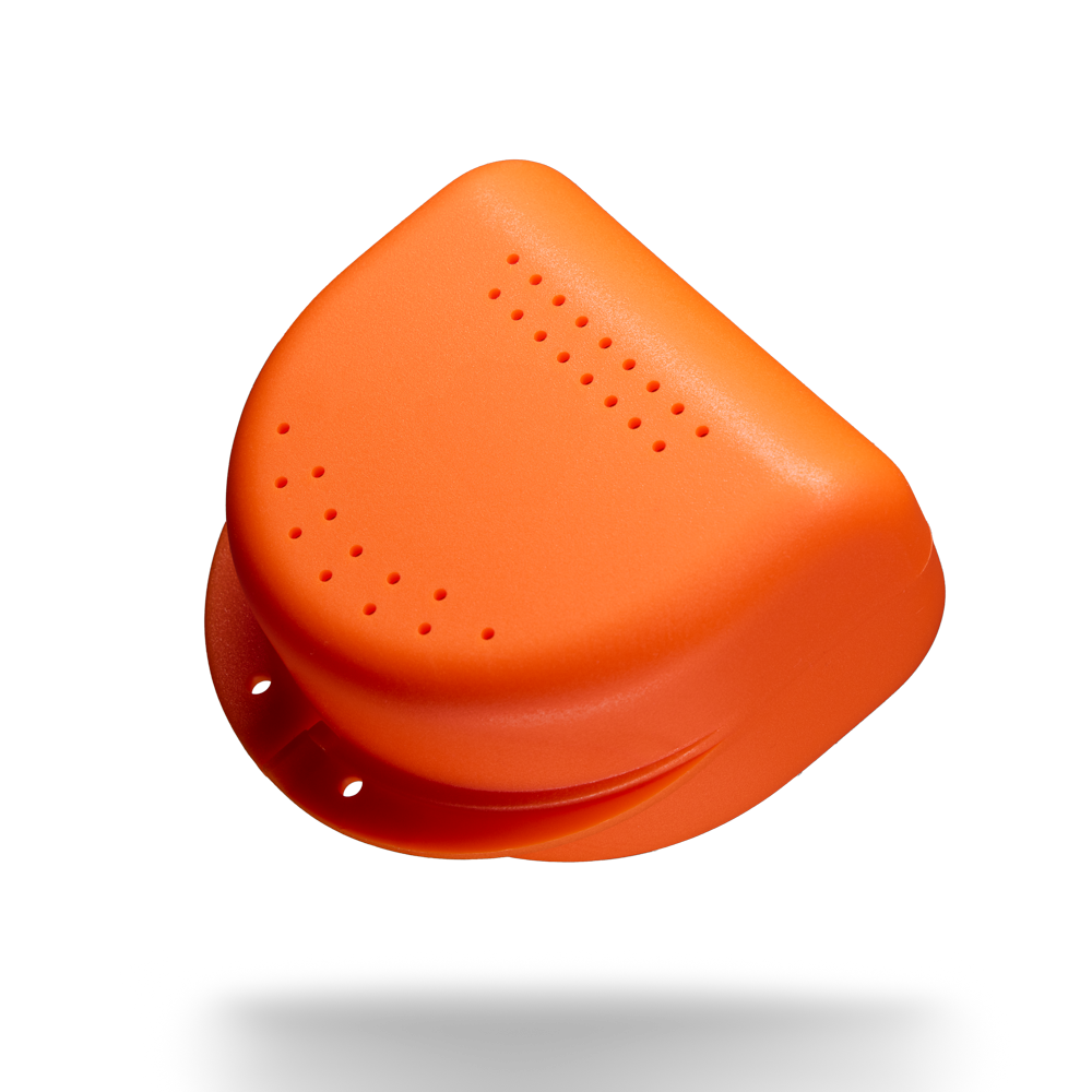 PP Dental Zahnspangenbox für Erwachsene, 80x80x45 cm, orange, Polypropylen: stabile und robuste Zahnspangenbox zur Aufbewahrung von Zahnspangen kaufen.