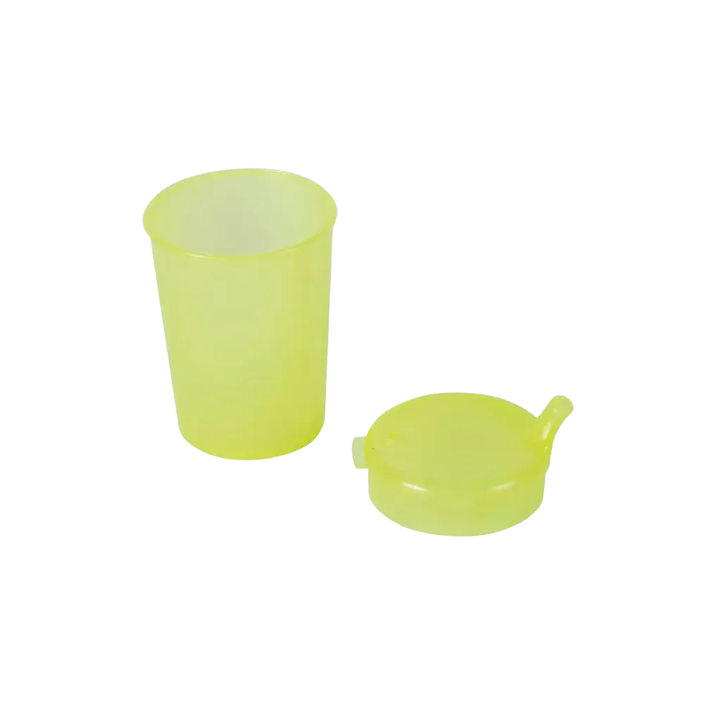 PP Schnabelbecher Oberteil und Unterteil SET, gelb, 50 x 250 ml