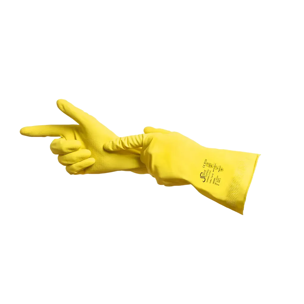 Chemikalienschutzhandschuh, Größe 8, gelb, SolidSafety ChemL