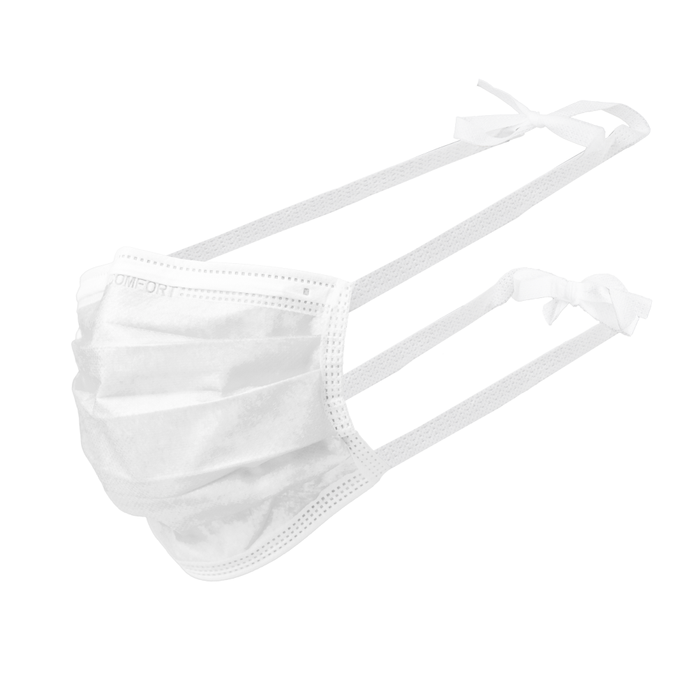 OP Maske zum Binden, weiß, Typ IIR, Med-Comfort
