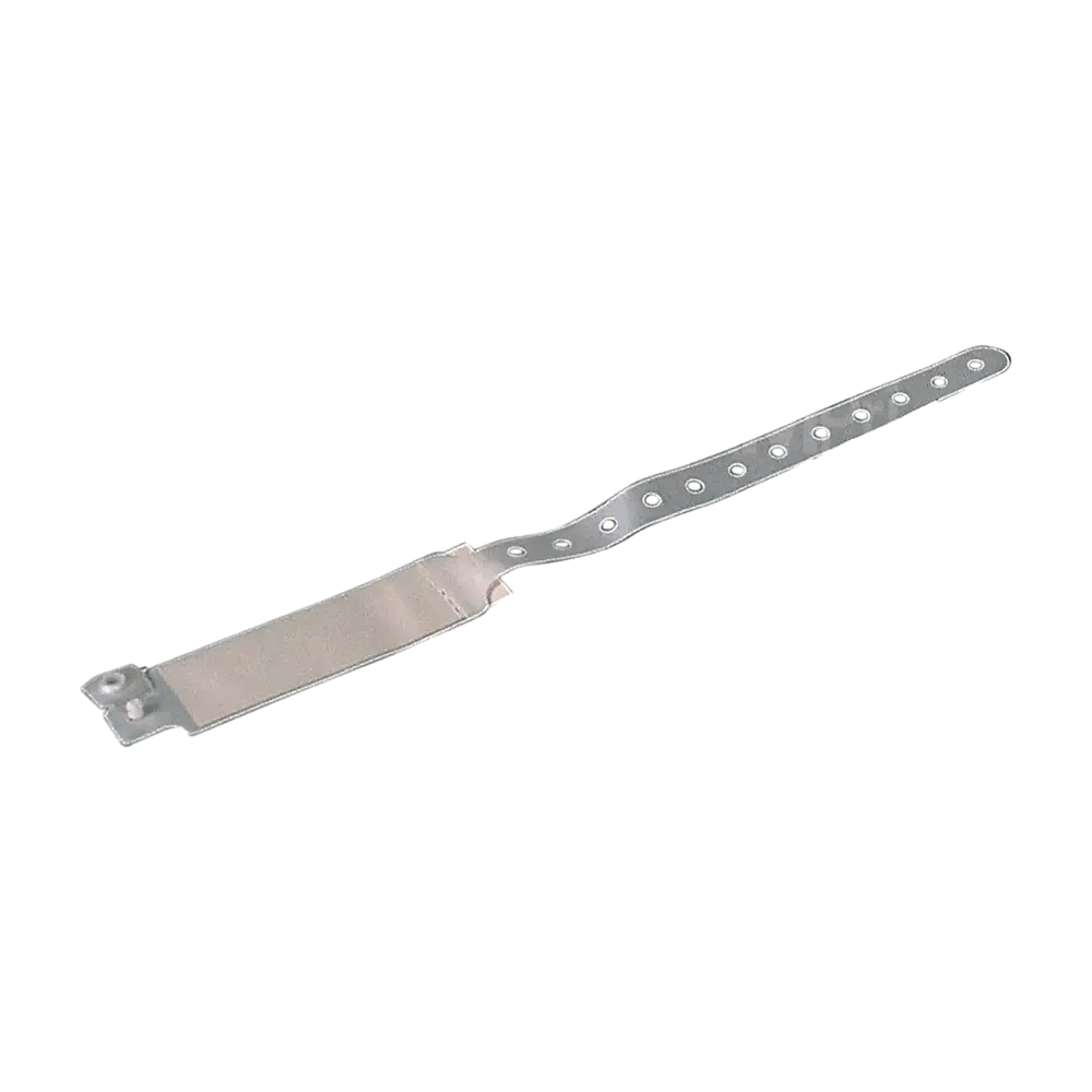 PVC Patientenarmband für Erwachsene, Farbe weiß, 242 x 25 mm: beschreibbares Namensarmband aus latexfreiem Kunststoff für Patienten als Stationsbedarf kaufen.