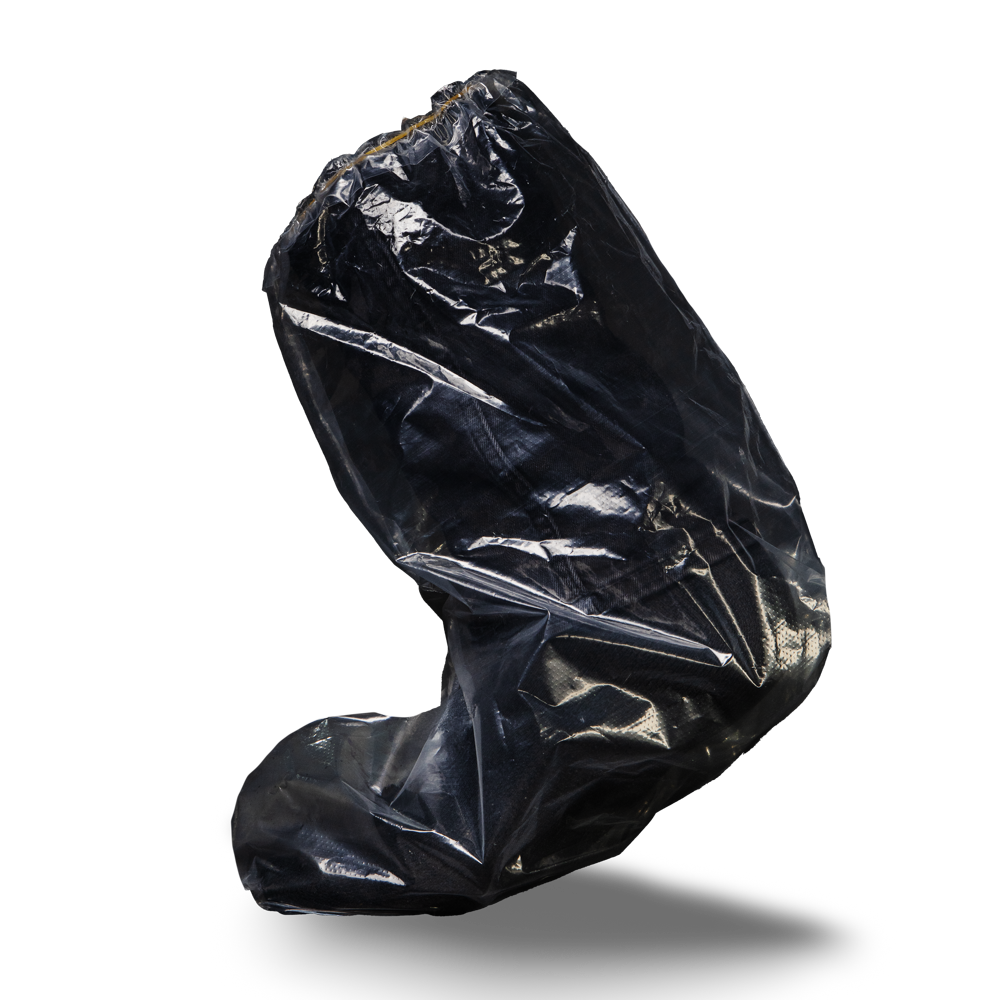 PE Einmal Überziehschuhe, 39 x 39 cm, transparent, milchig, Polyethylenfolie, Med-Comfort
