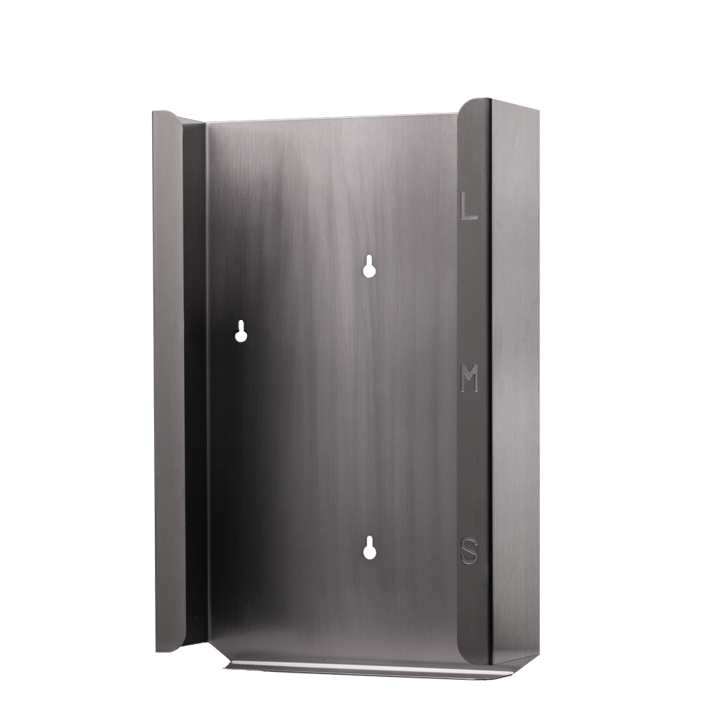 Einmalhandschuh Spender, Handschuh-Dispenserhalter, 255 x 393 x 95 mm, Edelstahl: passender Spender aus Edelstahl für 3 Handschuhboxen oder Standardboxen als Zubehör für Einwegartikel kaufen.