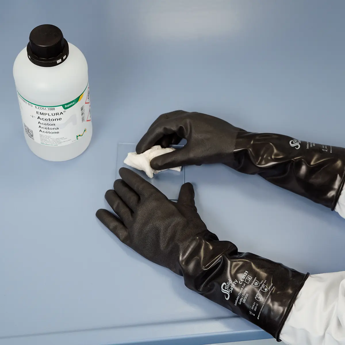Chemikalienschutzhandschuh, Größe 11, Solidsafety ChemB Full