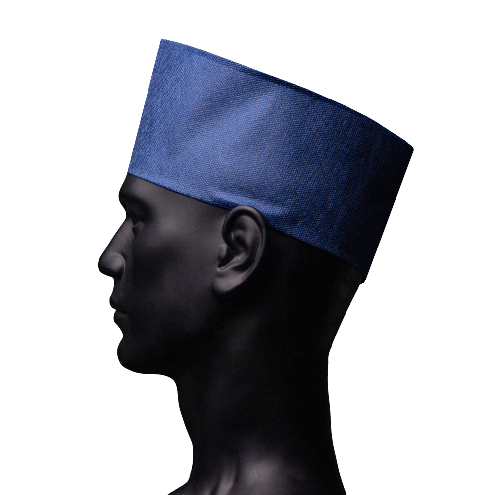 Schiffchenhaube aus Vlies , Farbe blau, Größe unisize: Kopfbedeckung für Küche und Catering als Hygieneschutz kaufen.