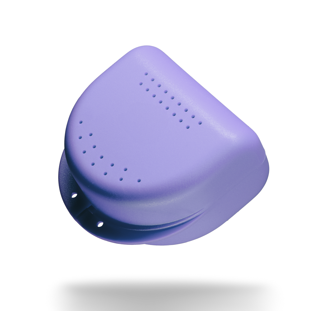 PP Dental Zahnspangenbox für Erwachsene, 80x80x45 cm,lila, Polypropylen: stabile und robuste Zahnspangenbox zur Aufbewahrung von Zahnspangen kaufen.