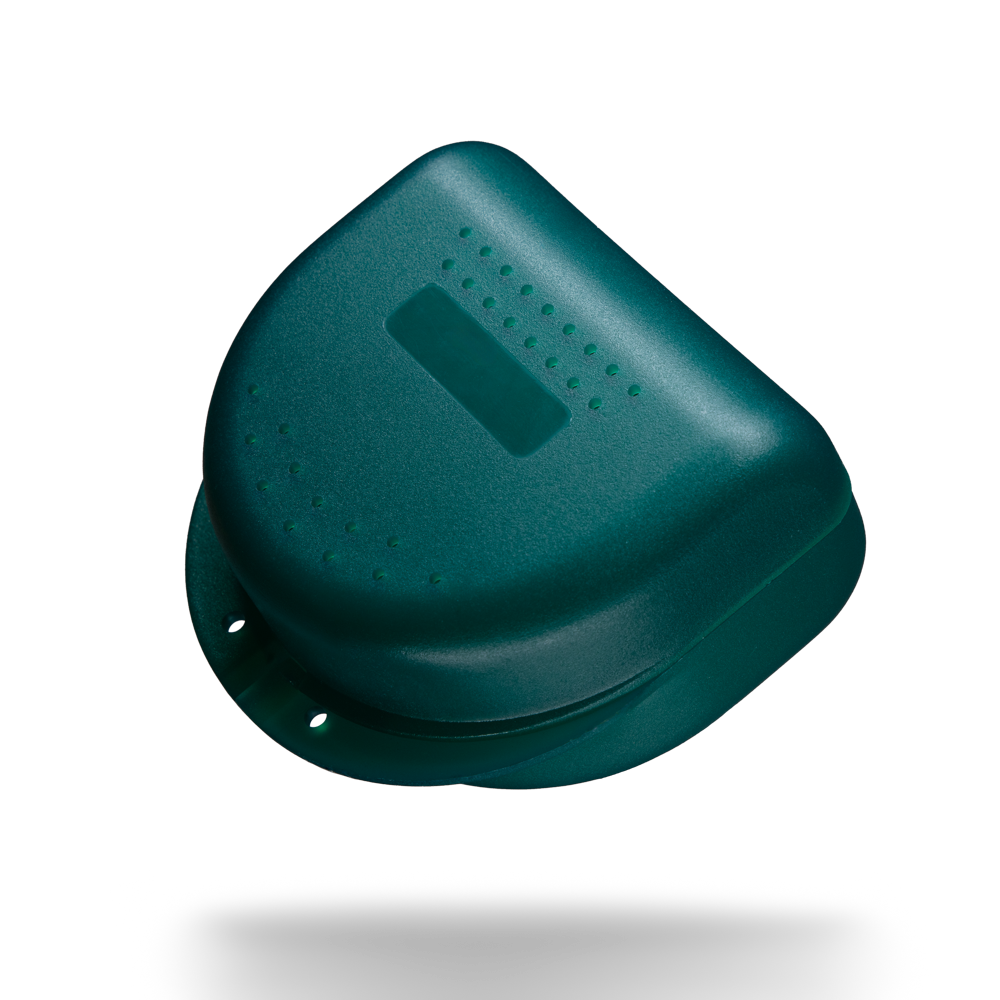 PP Dental Zahnspangenbox für Erwachsene, 80x80x45 cm, dunkelgrün, grün, Polypropylen: stabile und robuste Zahnspangenbox zur Aufbewahrung von Zahnspangen kaufen.