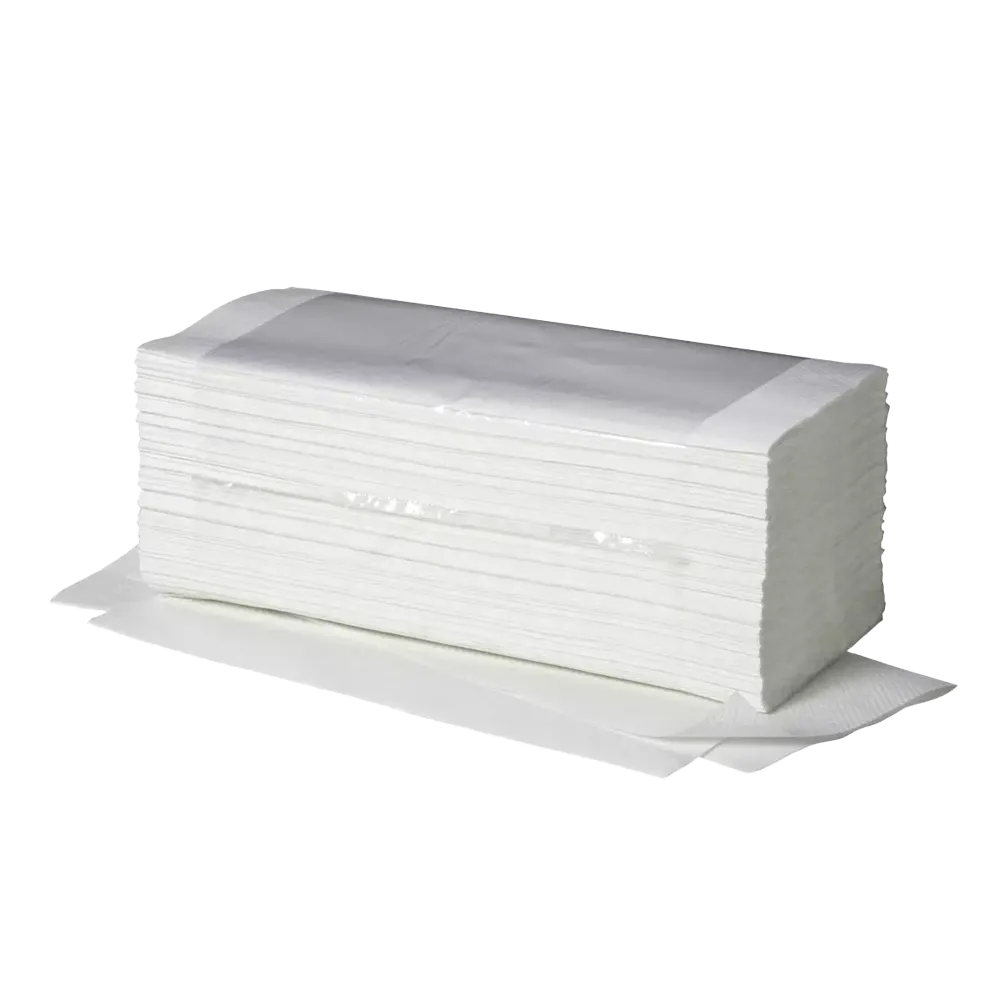 Falthandtücher, Farbe weiß, 25 x 23 cm, Ideal: 1-lagige, recyclingfähige Falthandtücher in V-Falz als Stations- und Patientenbedarf kaufen.