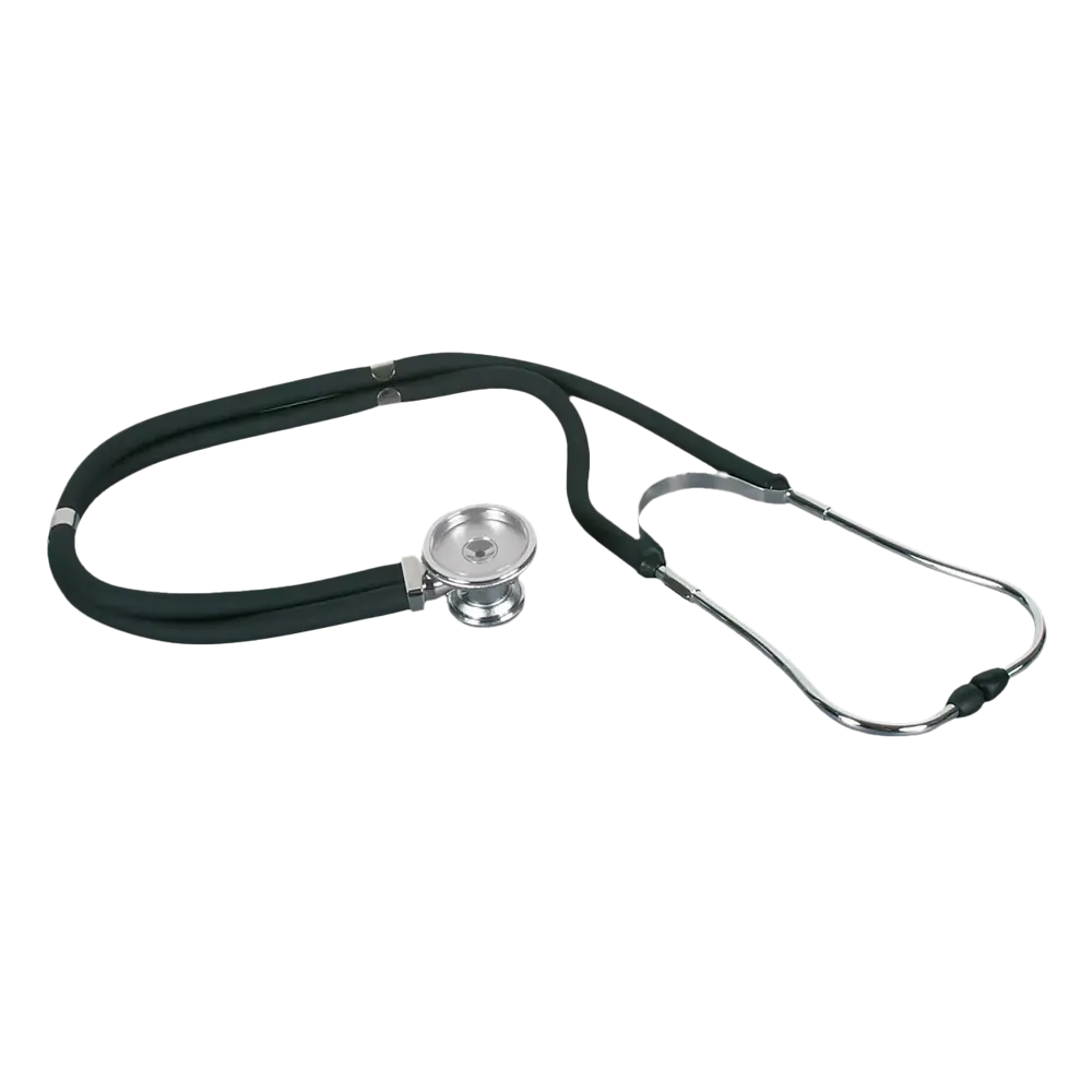 PVC Rappaport Stethoskop, Farbe schwarz, Med-Comfort: Rappaport Stethoskop mit zink-legiertem Kopf für den Einsatz in Medizin und Pflege als Stations- und Patientenbedarf kaufen.