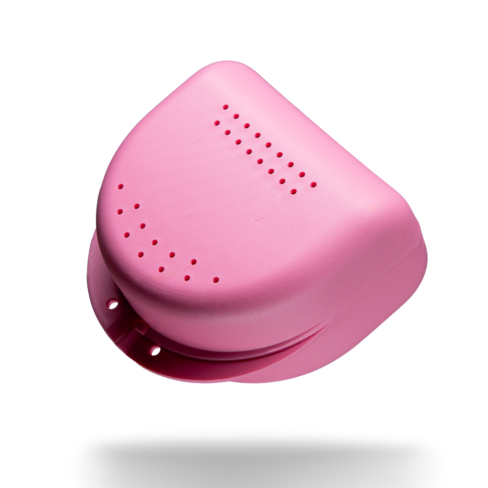PP Dental Zahnspangenbox für Erwachsene, 80x80x45 cm, rosa, Polypropylen: stabile und robuste Zahnspangenbox zur Aufbewahrung von Zahnspangen kaufen.
