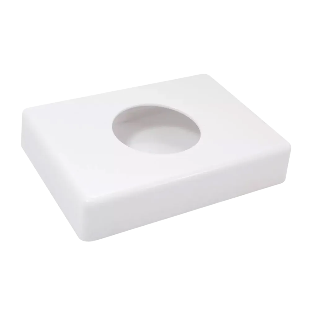 PP Halter für Hygienebeutel, 138 x 98 x 26 mm, weiß, Polypropylen