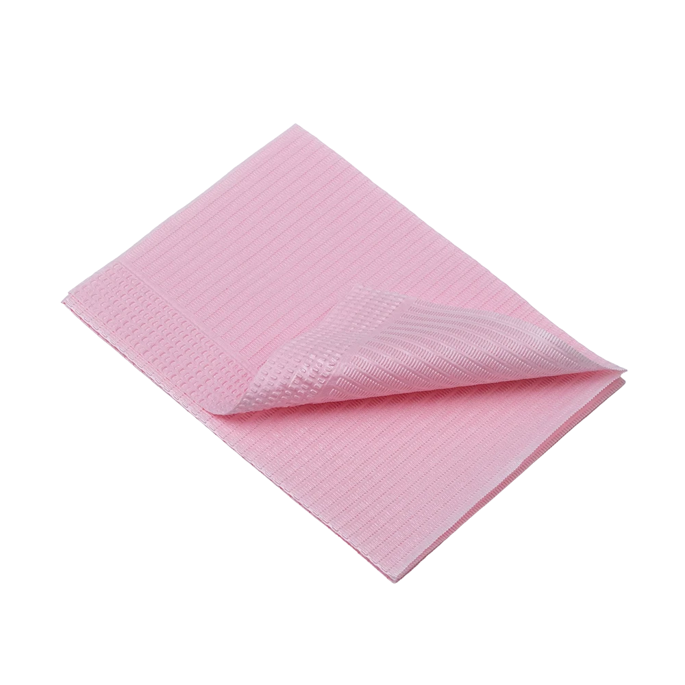 Dental Einweg Patientenservietten, 33 x 45 cm, Farbe rosa: 1- oder 2-lagige Dentalservietten für den Einsatz bei Zahnbehandlungen als Praxisbedarf kaufen.