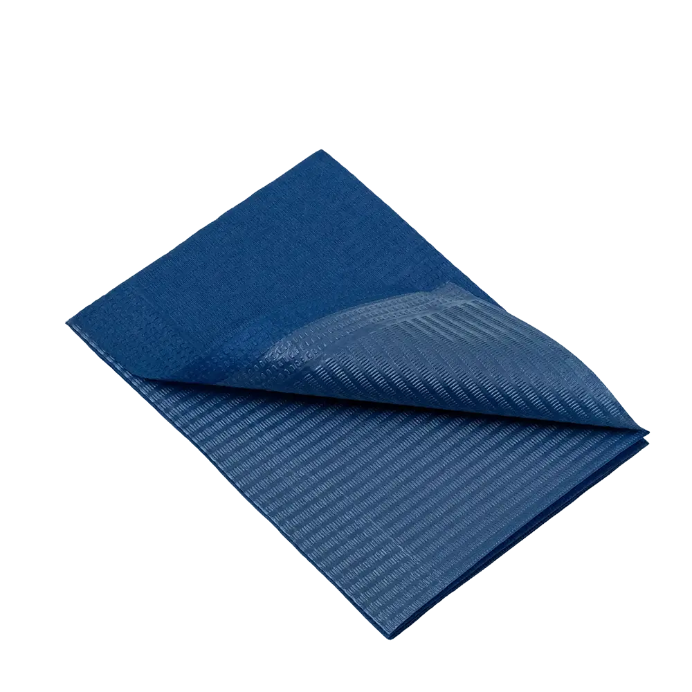 Dental Einweg Patientenservietten, 33 x 45 cm, Farbe dunkelblau, blau: 1- oder 2-lagige Dentalservietten für den Einsatz bei Zahnbehandlungen als Praxisbedarf kaufen.