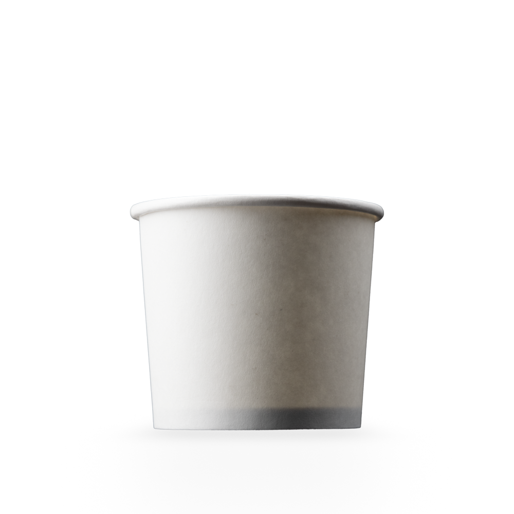 Hartpapier Mundspülbecher, 219 ml, Farbe weiß