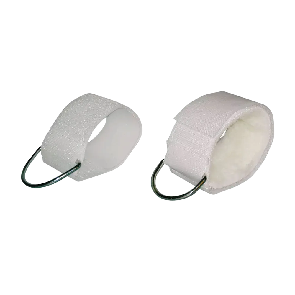 Gelenkmanschette, weiß, 30 x 5 cm: ungepolsterte Gelenkmanschette zur Hand und Fußfixierung als Patientenbedarf kaufen.
