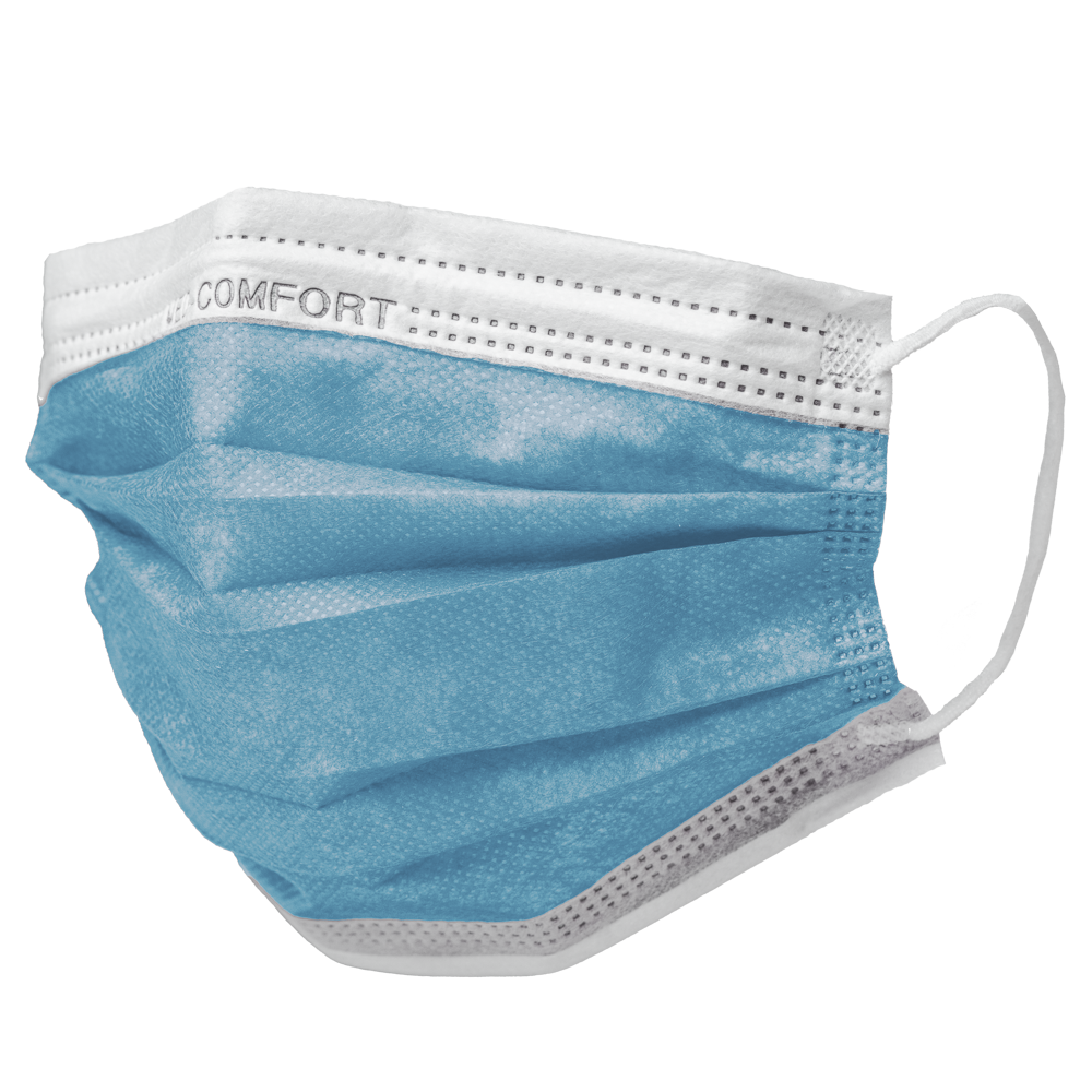 OP Maske, blau, Typ IIR, Med-Comfort: Mundschutzmasken als Einwegmasken kaufen.