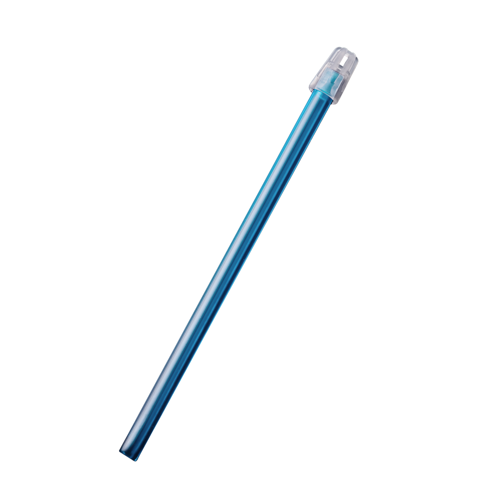 Dental Speichelsauger, Länge 130 mm, Farbe hellblau, blau