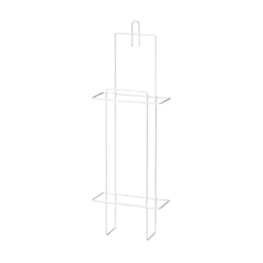 Halter für Hygienebeutel, 130 x 380 x 55 mm, weiß, Draht