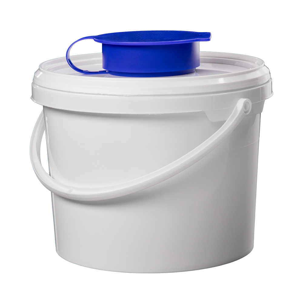 Spendereimer, weiß, 3,8 l
