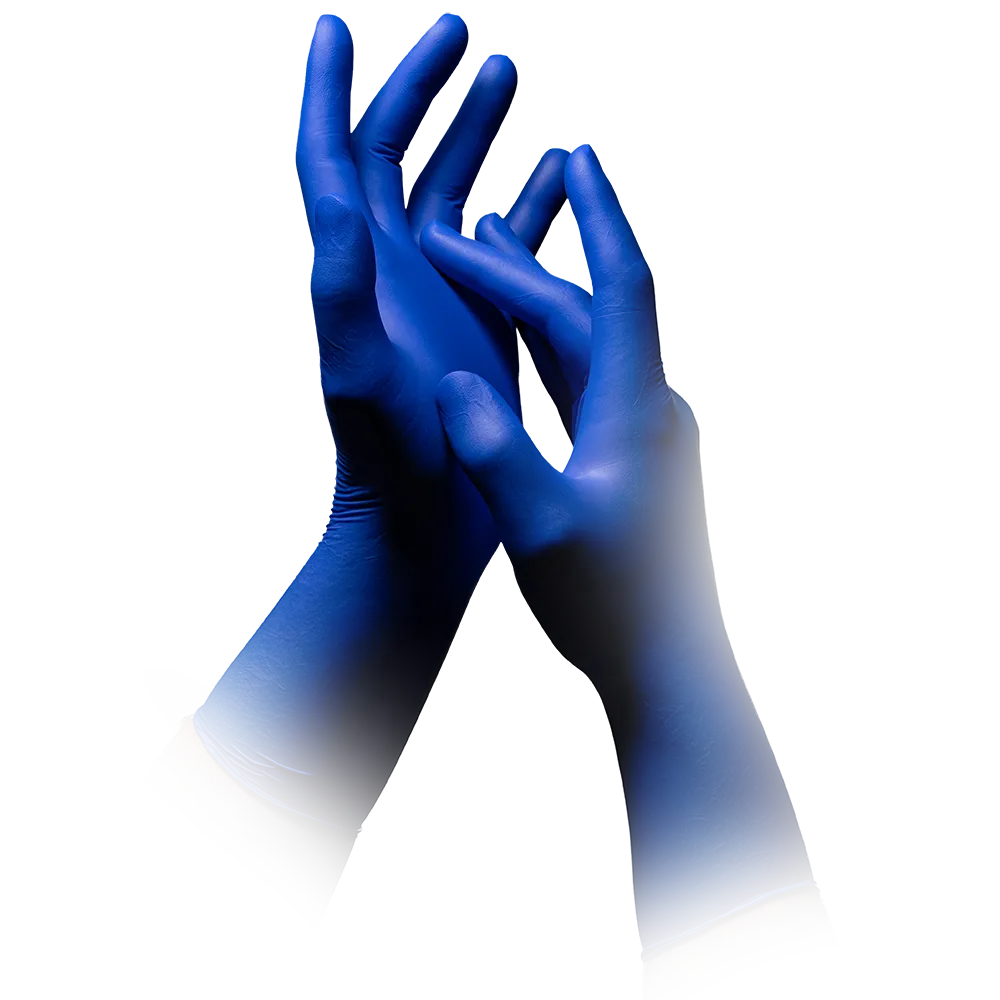 Nitrilhandschuhe, blau, Größe M, puderfrei, Epiderm Protect Blue 