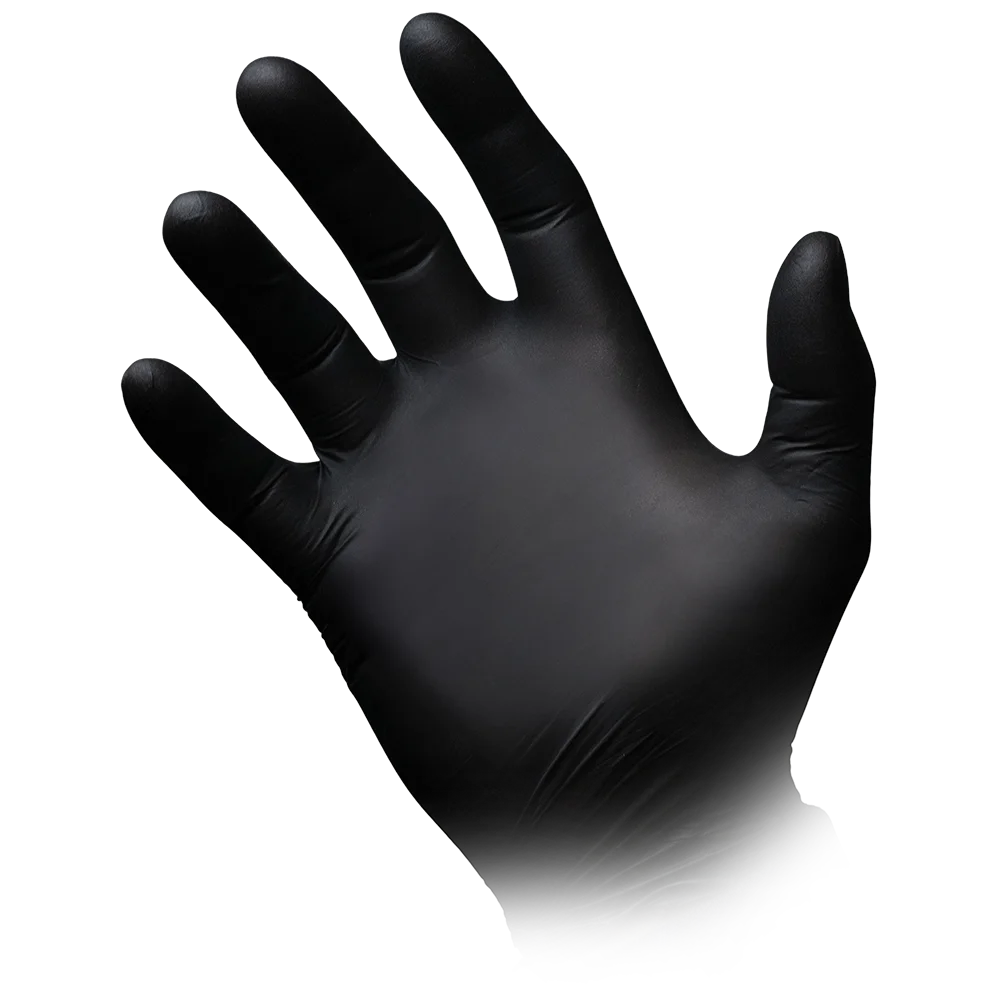 Nitrilhandschuhe, schwarz, Größe L, puderfrei, Style Black by Med 