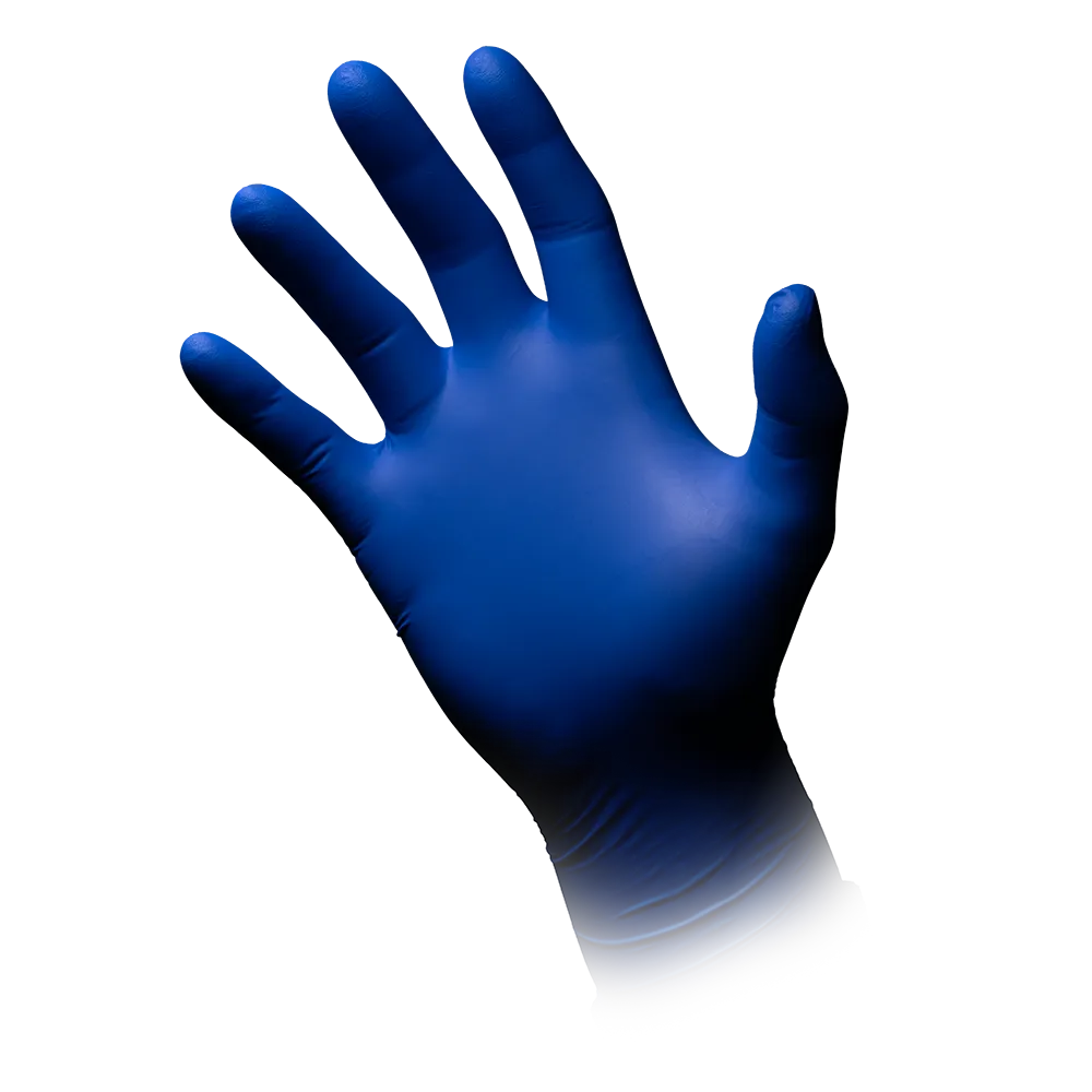 Lange Nitrilhandschuhe, blau, Größe M, puderfrei, Med-Comfort blue 
