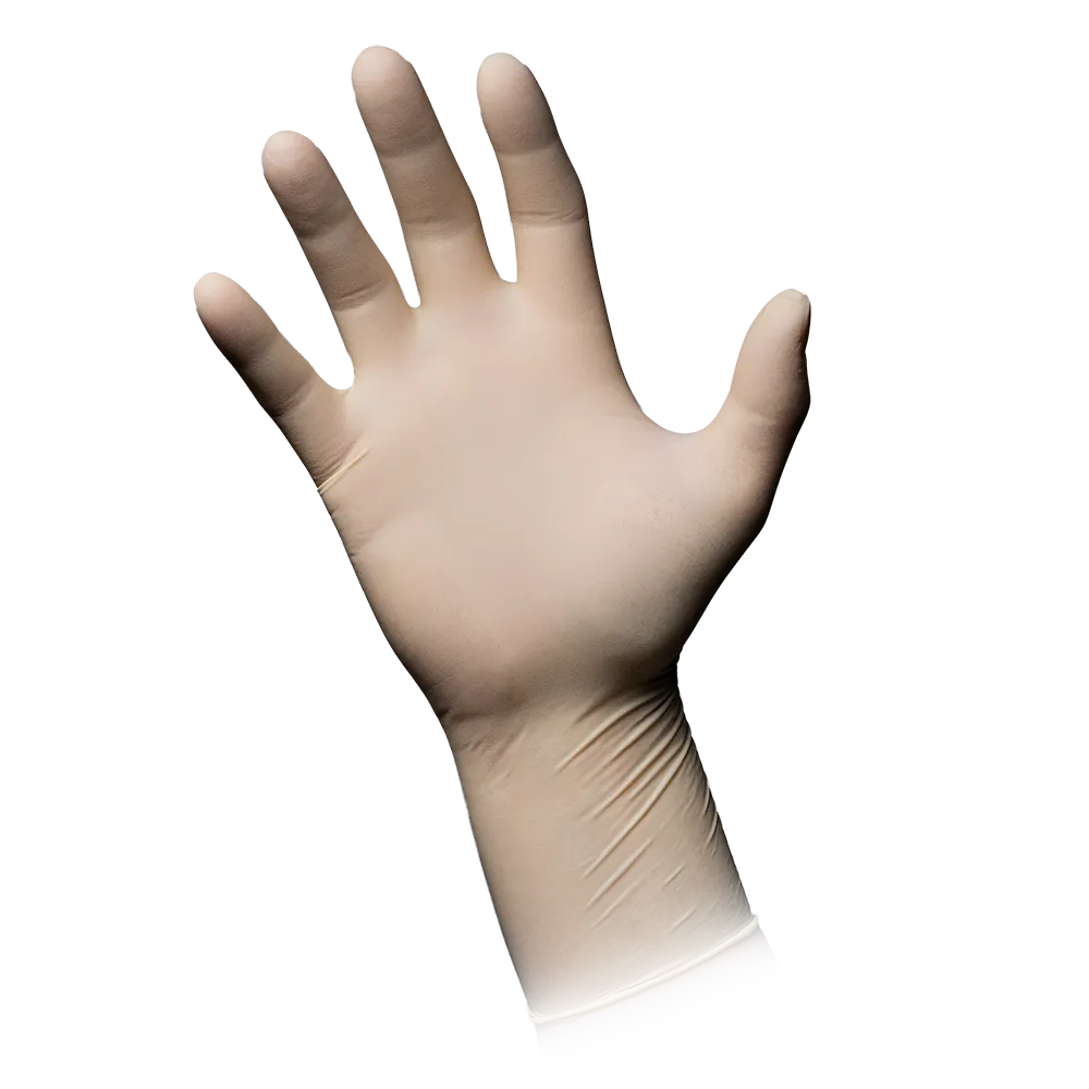 Latexhandschuhe, weiß, Größe M, puderfrei, Med-Comfort 300: Latex 