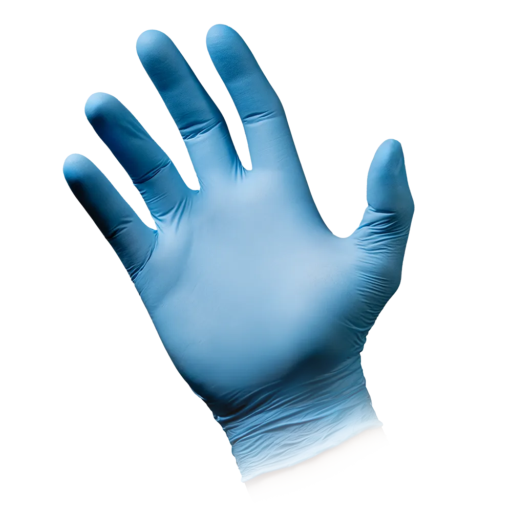 Nitrilhandschuhe, blau, Größe M, puderfrei, Puracomfort blue 